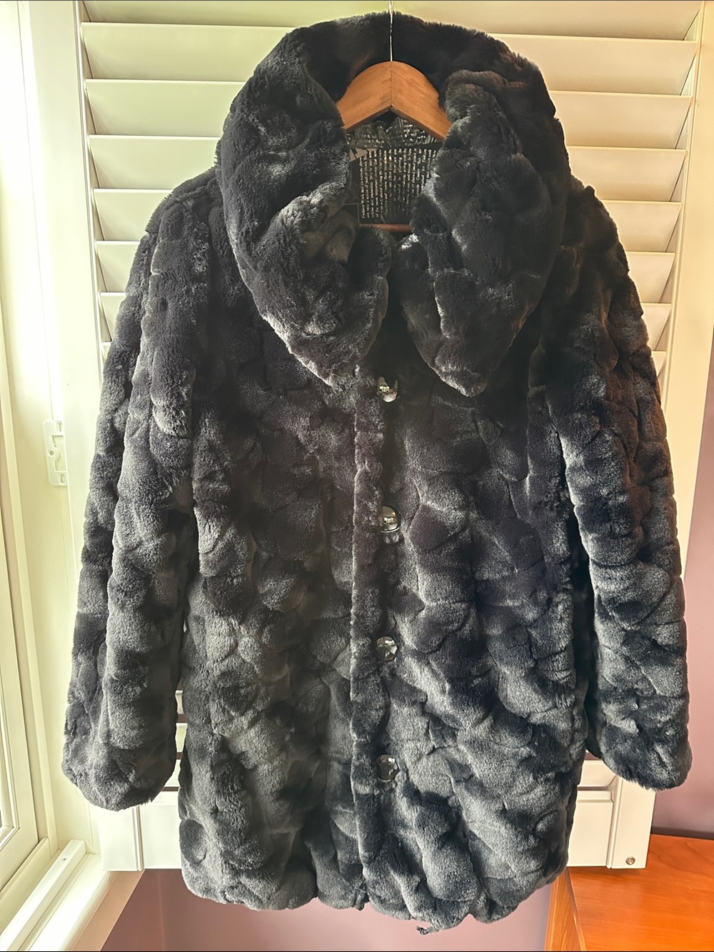 Joseph Ribkoff fun fur reversible coat